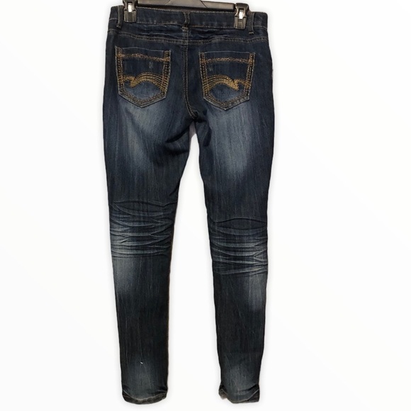 Bongo Distressed Denim Jeans size 7 - Picture 2 of 12